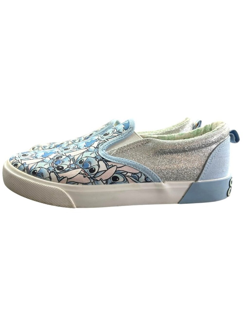 Disney Stitch Girls Slip-On Twin Gore Shoes Size 5